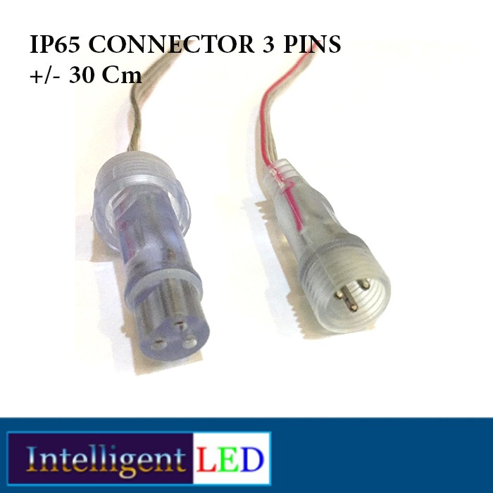 IP65 Waterproof Connector 3 Pins - 30Cm