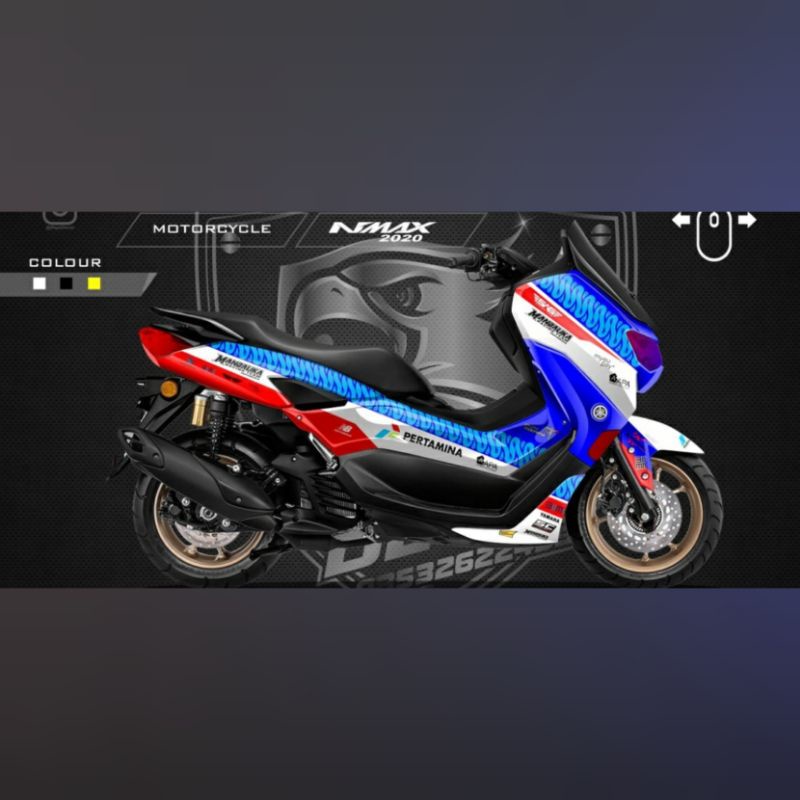 Stiker Decal New Nmax fullbody model petronas