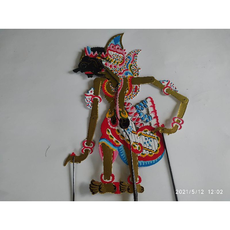 wayang kulit kertas mainan DURYUDANA tinggi wayang -+65cm