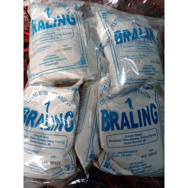 

Tepung bumbu mendoan BRALING Purwokerto