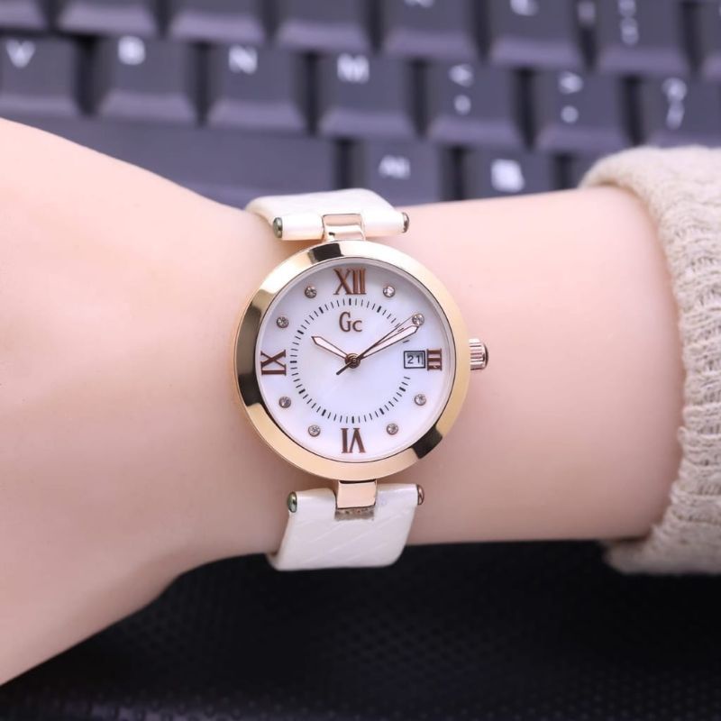 Jam Tangan GC Guess Collection Romawi Jam Tangan Kulit Terlaris Wanita