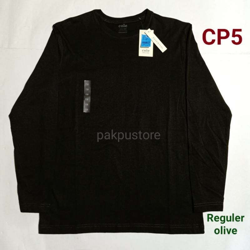 Kaos Pria Lengan Panjang merek COLE Original Branded Matahari