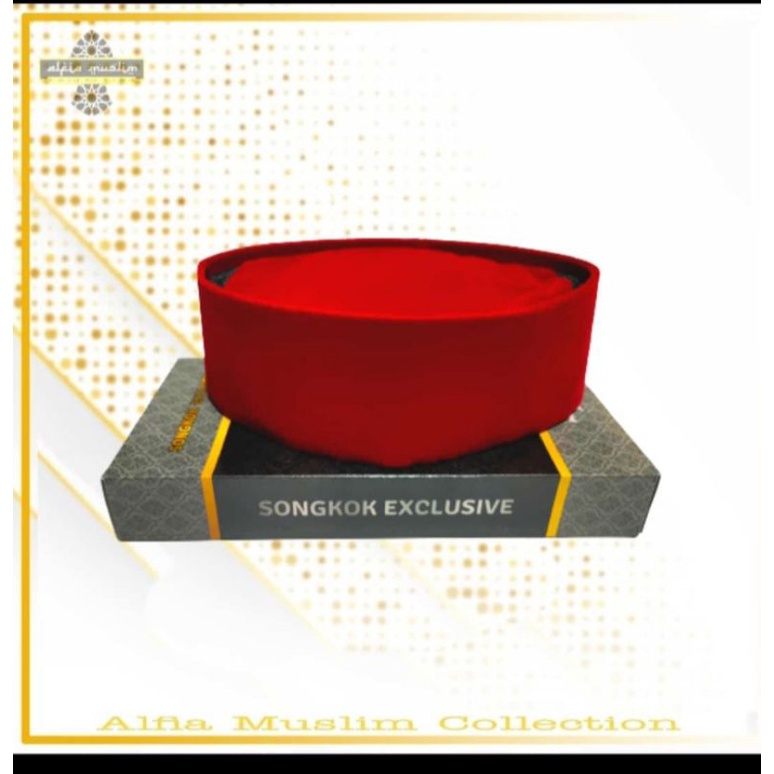 PECI MERAH CABE POLOS /SONGKOK WARNA MERAH |PECI SONGKOK MERAH CABE & MERAH MAROON