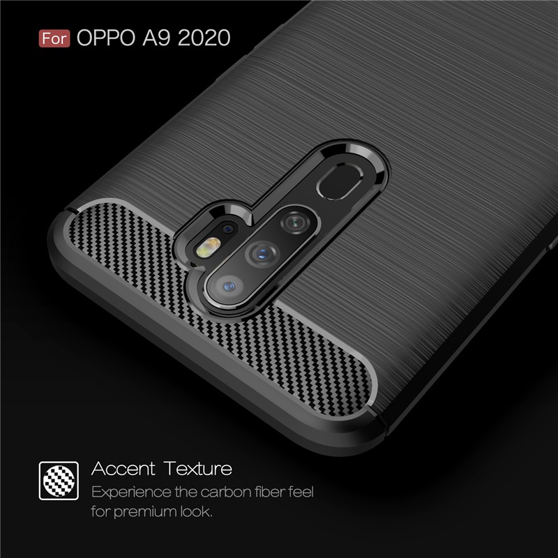 Case Oppo A5 2020 / A9 2020 Ultra Slim Ipaky Carbon Premium Softcase