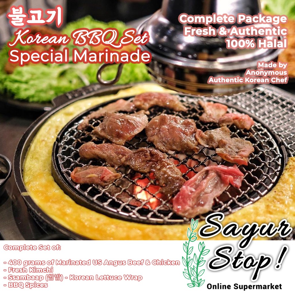 

Sayur Stop Paket Korean BBQ Komplit dirumahaja - Special Marinade