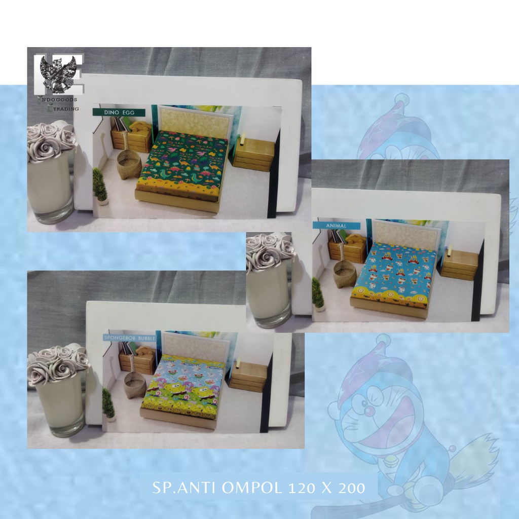 Sprei Anti Air Single 120x200  / Waterproof / Anti Ompol Single [GROSIR/ECER MURAH]-3