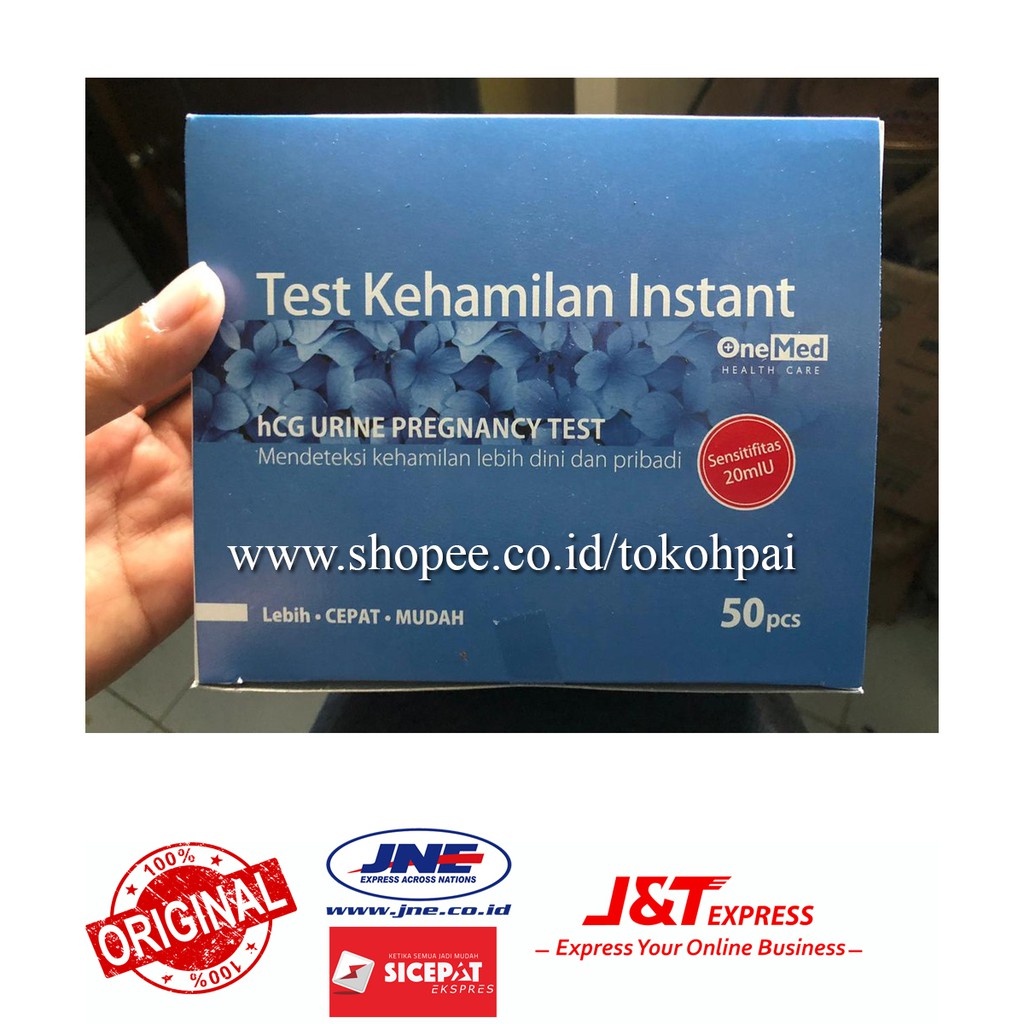 TESPECK ONEMED ISI 50 PCS / HCG ONEMED /TES KEHAMILAN ONEMED 1 BOX ISI 50 PCS