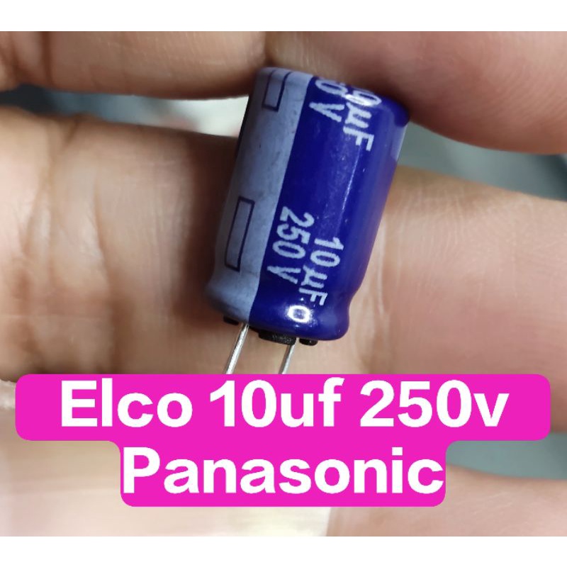 Elco 10uf 250v Panasonic