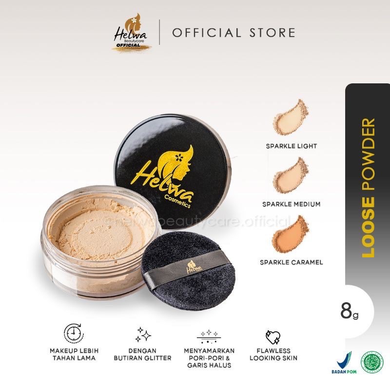 LOOSE POWDER SPARKLE HELWA COSMETICS (BEDAK TABUR)