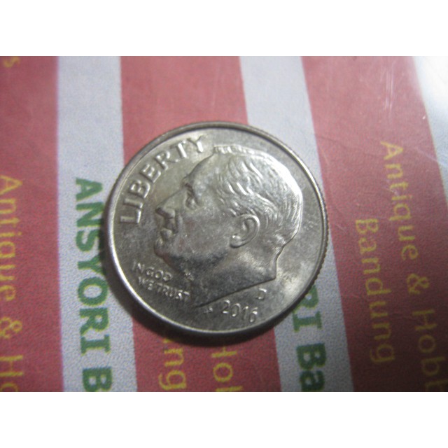 Koin Amerika 1 Dime 20116 D Iklan H587