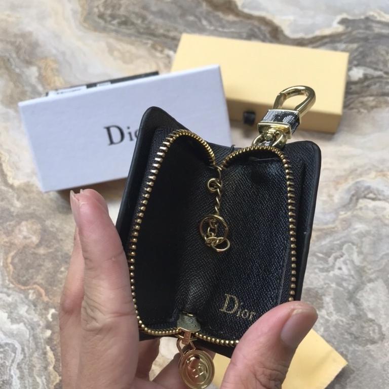 [PRODUK 9RPIA] Gantungan Kunci Dior Dompet Stnk Mobil / Motor Super Premium + Free Box FPL