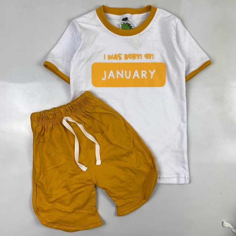 Setelan Anak January - December Unisex I Wash Born Set Pineapple Kids Original Super Premium