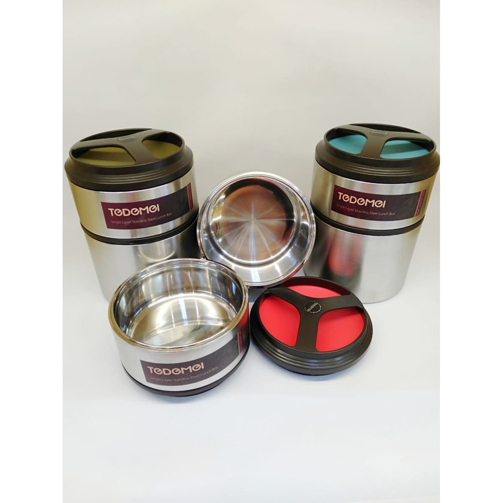 RANTANG STAINLESS 2 SUSUN / TEDEMEI 6553 ANTI TUMPAH