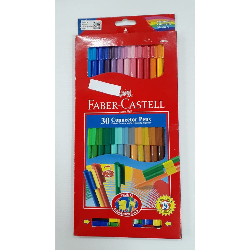 

CONNECTOR PEN FABER CASTELL 30 WARNA | SPIDOL WARNA