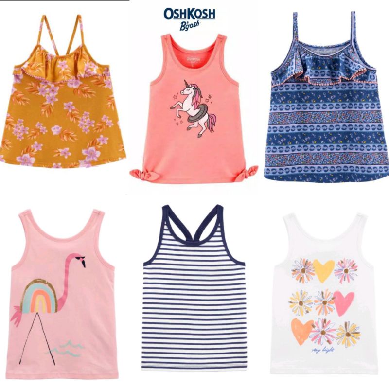 tanktop anak perempuan Oshkosh part 2 (size 6-14y)