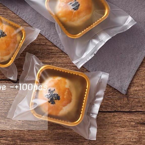 

♀ Plastik Mooncake Dove Plastik cookies sealer dove berbagai ukuran 100pcs ✻