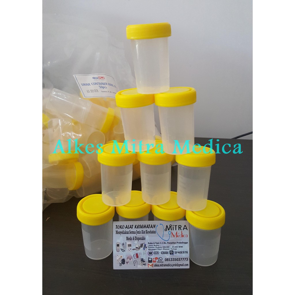 Pot Urine 60 ml / Urine Container Non Steril