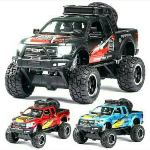  Mainan  Mobil Ford Raptor F150 1 32 Diecast Shopee Indonesia