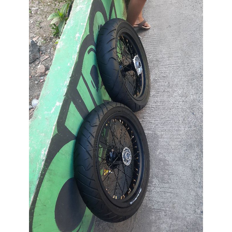 whellset roda velg supermoto klx paket hemat
