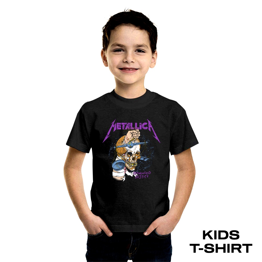 KAOS BAND ANAK METALLICA | BAJU BAND ANAK LAKI LAKI DAN PEREMPUAN METALICA