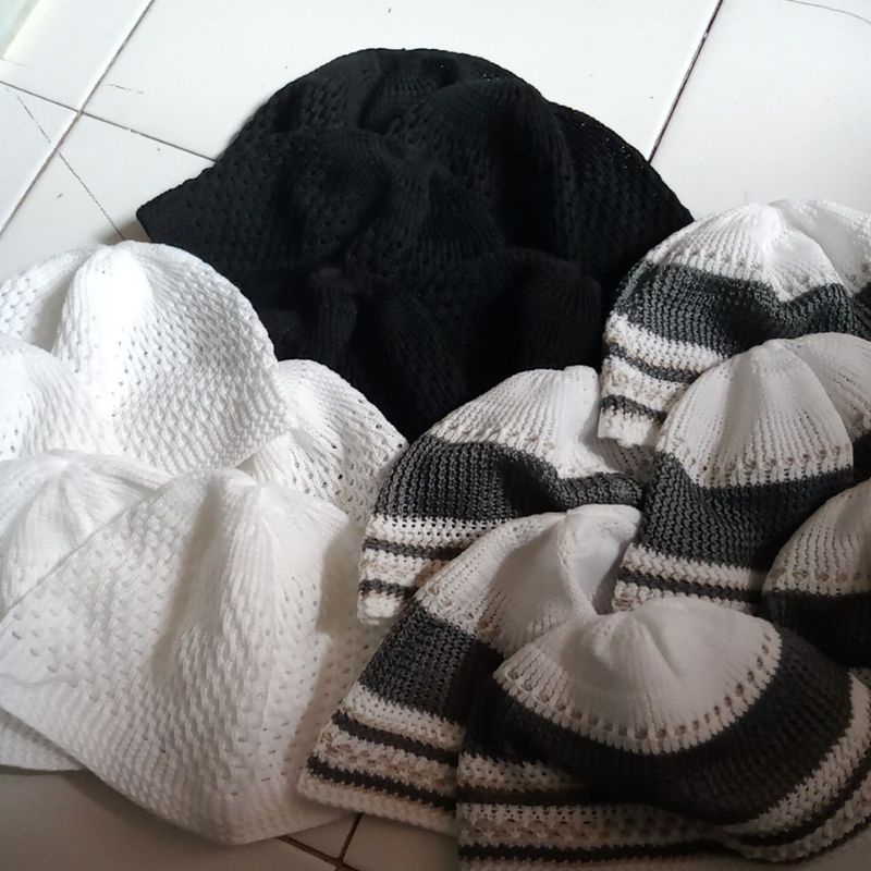 Peci Rajut / Peci Rajut Motif / Peci Rajut Polos