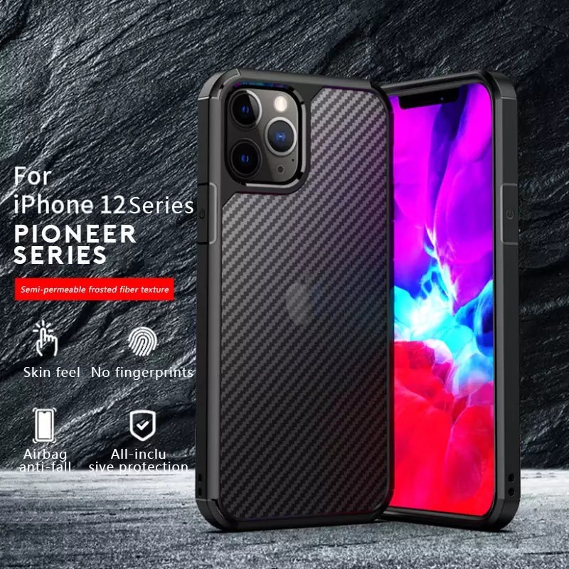 NEW !! 13 Pro Max CARBONFIBER Pro Case iphone ( Case iphone 7 8 plus X XS MAX XR 11 PRO MAX 12 PRO MAX 12mini 13 mini READY !! )