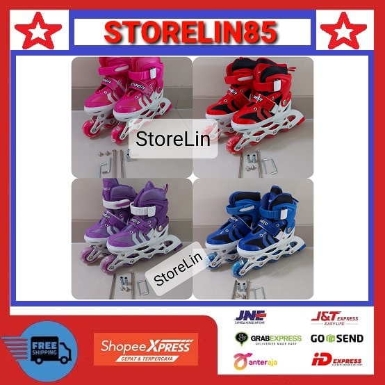 PROMO Sepatu Roda Bajaj Roda Inline Skate Inline Anak - Anak Dan Dewasa