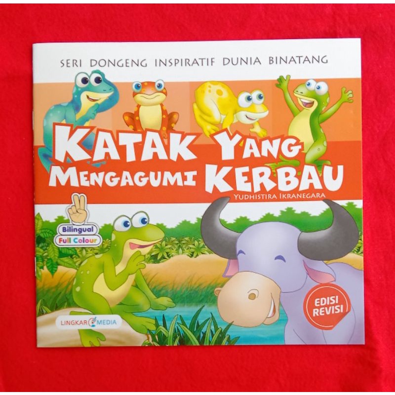 Jual BUKU CERITA BINATANG/ HEWAN "KATAK YANG MENGAGUMI KERBAU", CERITA