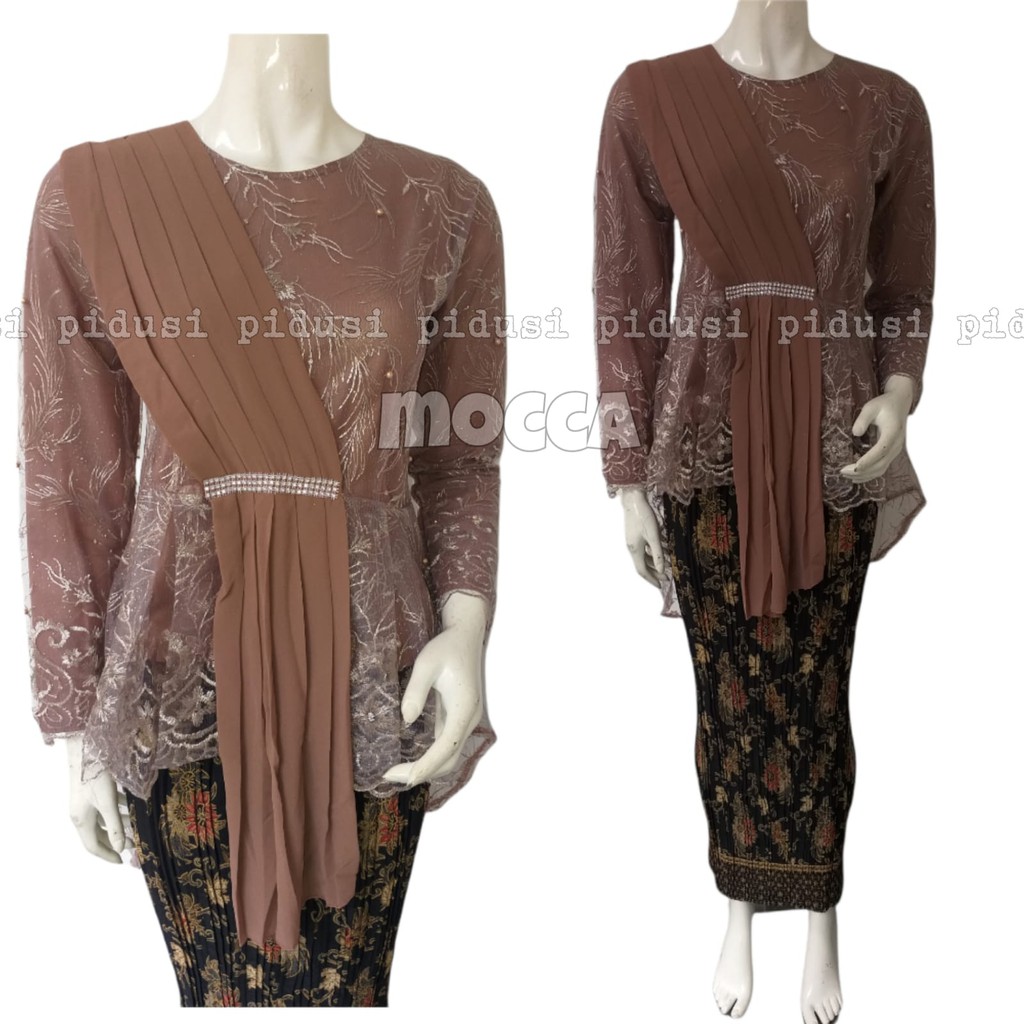 SET KEBAYA AURORA SELENDANG / SET KEBAYA ANAK MUDA / SET KEBAYA MODERN