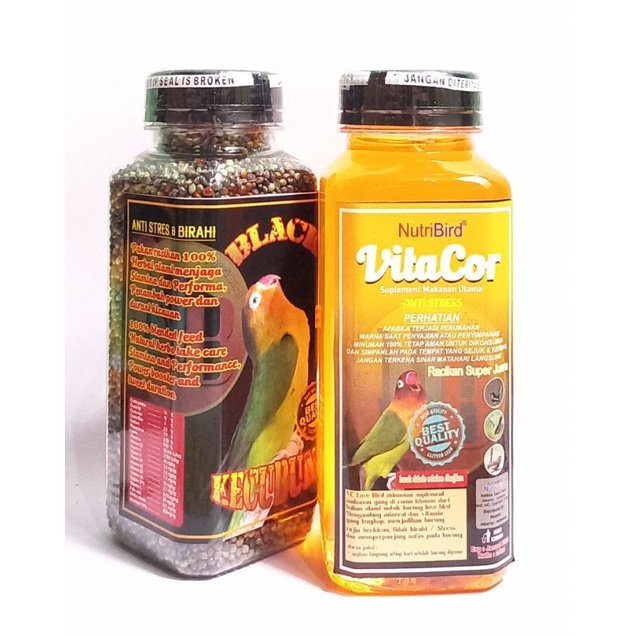 1 Paket BLACK KECUBUNG &amp; VITACOR SUPLEMEN ~Racikan Super Juara~