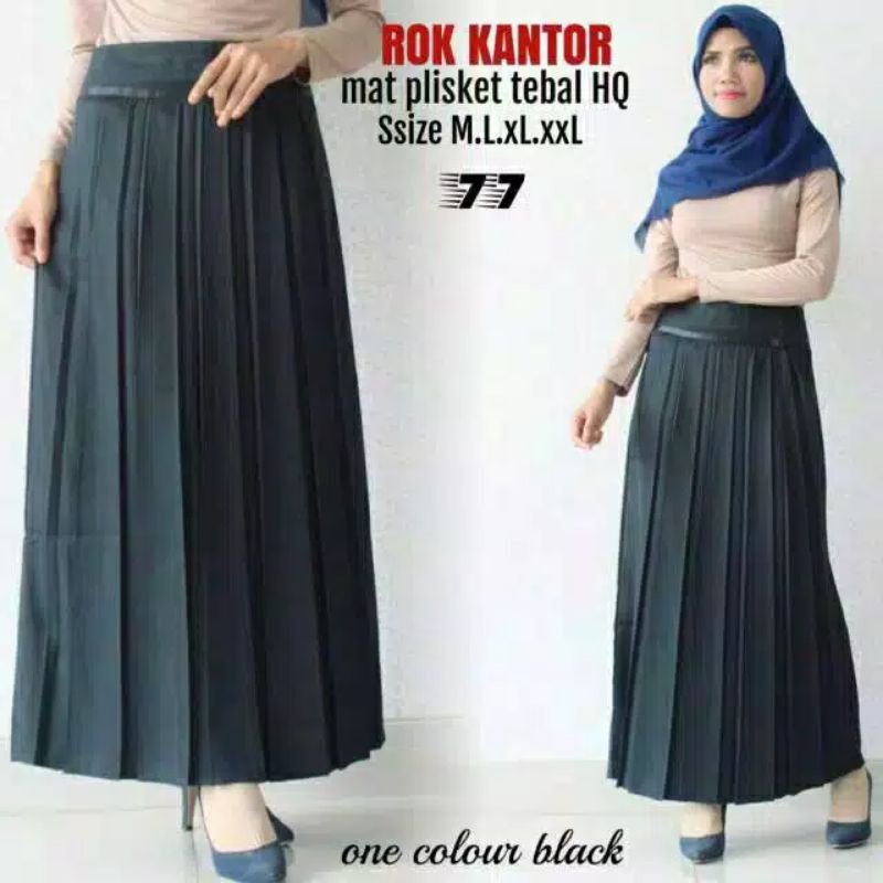 ROK PLKSKET KERJA//ROK PLISKET KATUN