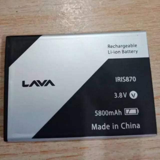 Baterai batre battery Lava iris 870 LEB104 Original Battery Hp