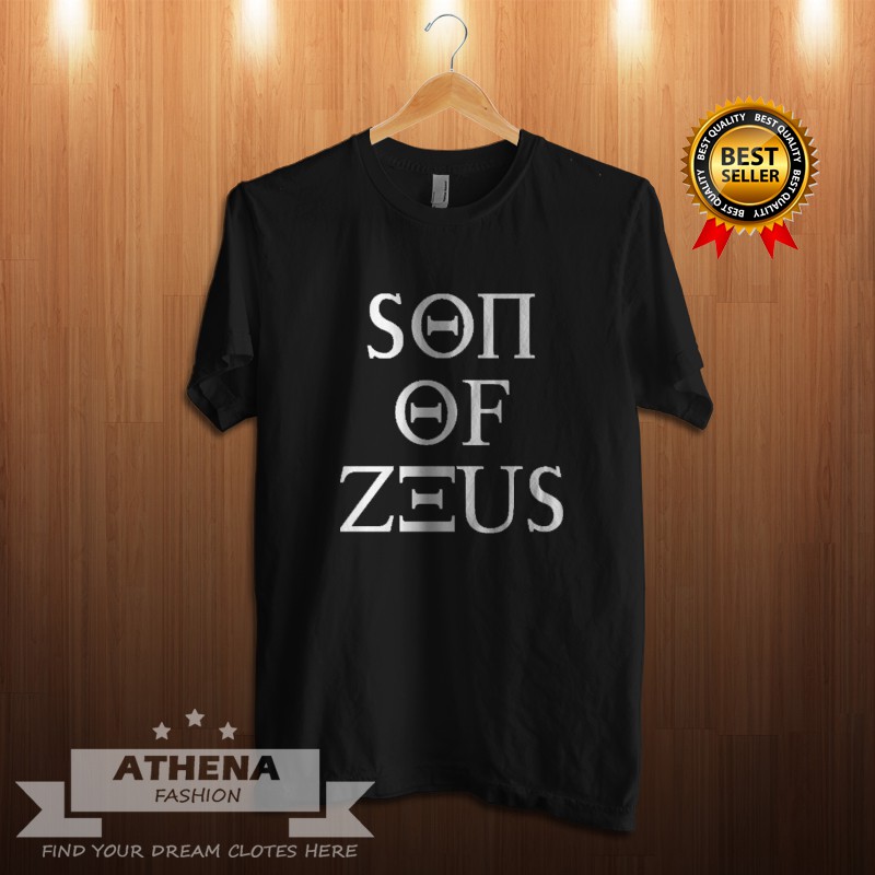 Tshirt Kaos Baju Lengan Pendek Son Of Zeus Murah Meriah Berkualitas Distro Murah Bagus Keren Shopee Indonesia