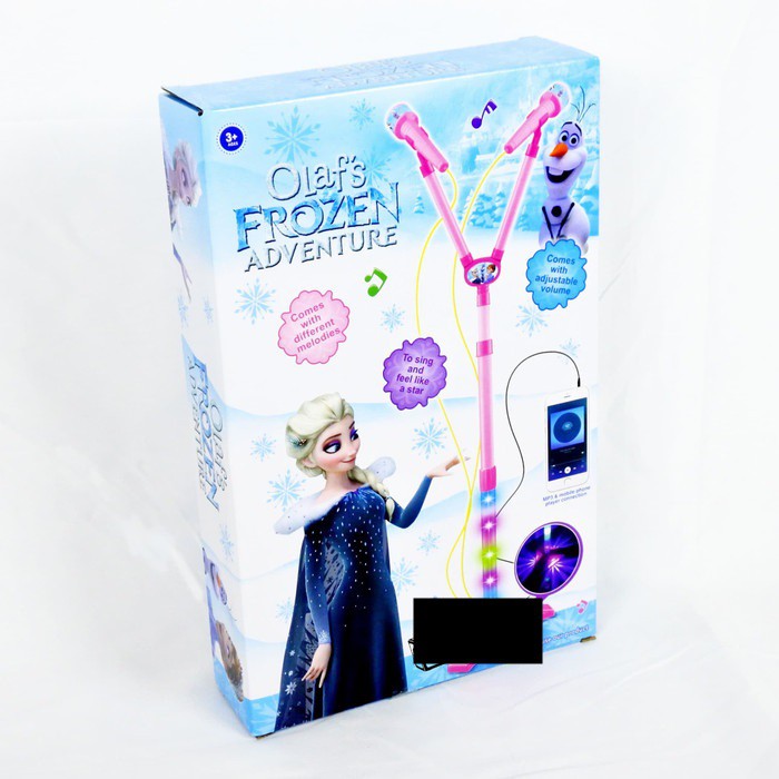 Mainan Anak Microphone Mic Double Olaf Frozen Adventure