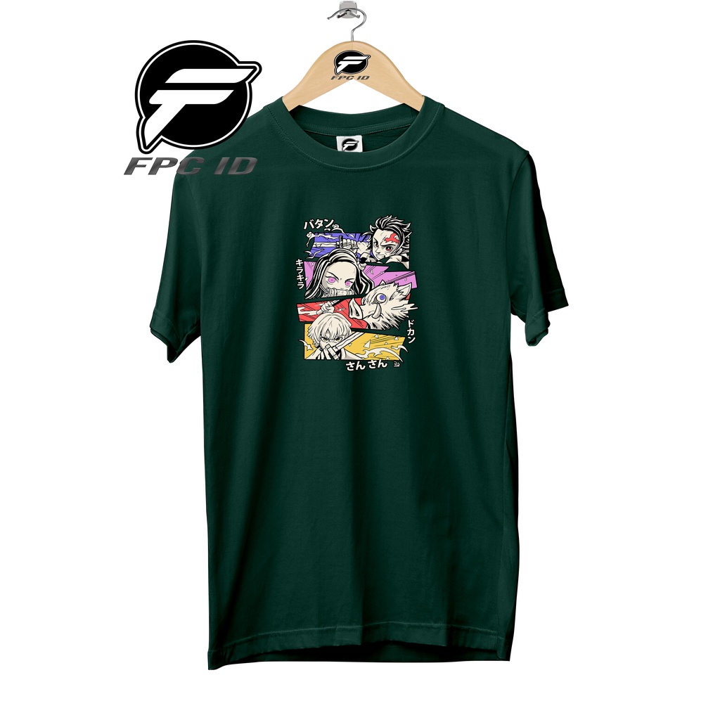 Kaos Distro Anime Demon Slayer Kimetsu No Yaiba 021 Cotton Combed 30s Baju Atasan Pria T Shirt Wanita Jumbo Pilihan Favorit Fpc Id