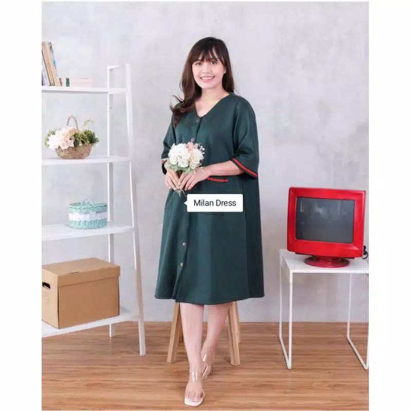 Milan dress by isuka fashion // dress oversize // dress jumbo // dress big size