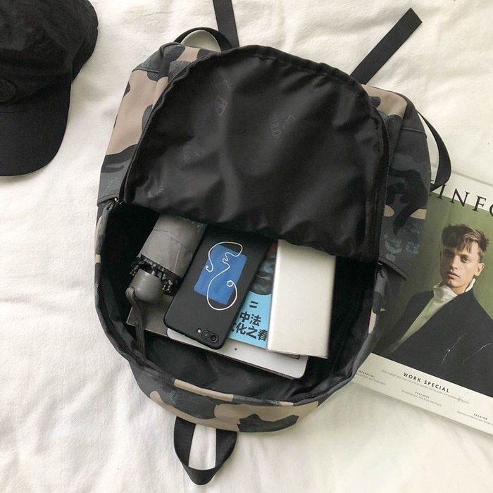 Tas Ransel Sekolah Import - 132894 - Backpack Fashions Men's Unisex Termurah Tas Army Trendy