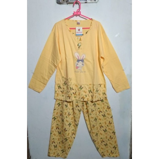 ❎SOLD OUT❎ Sie Lie Baby Doll Lengan Panjang Celana Panjang XXL. Tinggal warna hijau.