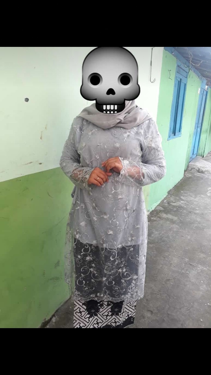 Ready 2 Warna Ada Anak! Shopashop Solo Batik Couple Brukat Tille Azzura Selendang