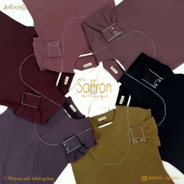Gamis set Saffron Afifatin
