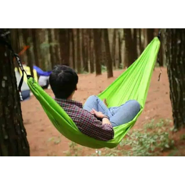 Hammock 250 x 150 cm  Ayunan Gantung Dewasa Besar - hamock - hammock - hamok - hammok - hammok - hamuk