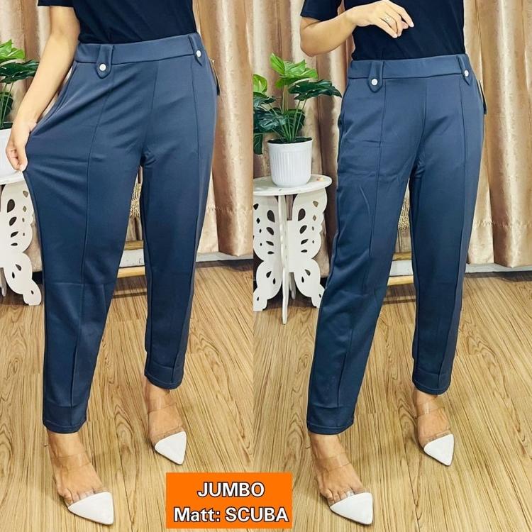 [KPB.15Jn22ι] (Polos) CELANA ALL SIZE CEWEK / CELANA JUMBO CEWEK / CELANA POLOS HITAM / CELANA SCUBA