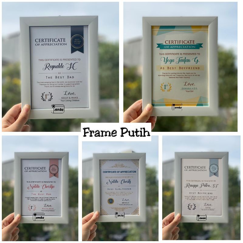 [SEHARI JADI] FRAME CERTIFICATE SERTIFIKAT BEST BOYFRIEND WISUDA KAYU FOTO 5R CUSTOM GIRLFRIEND MENTOR MOM DAD | Kayu Bingkai Unik | Hadiah Graduation Sidang Lulus Sekolah Perpisahan | Kado Pacar Wisuda Ultah Anniversary-3