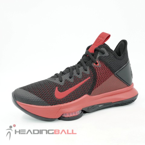 Sepatu Basket Nike Original Lebron Witness IV Black Gym Red BV7427-006 BNIB