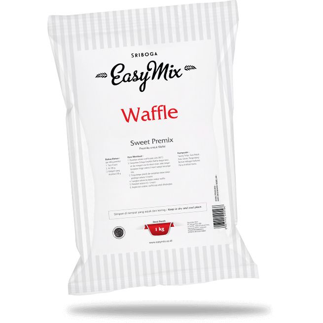 

MURAH Tepung Sriboga EasyMix Waffle Premix 1kg -- Enak dan mudah membuatnya