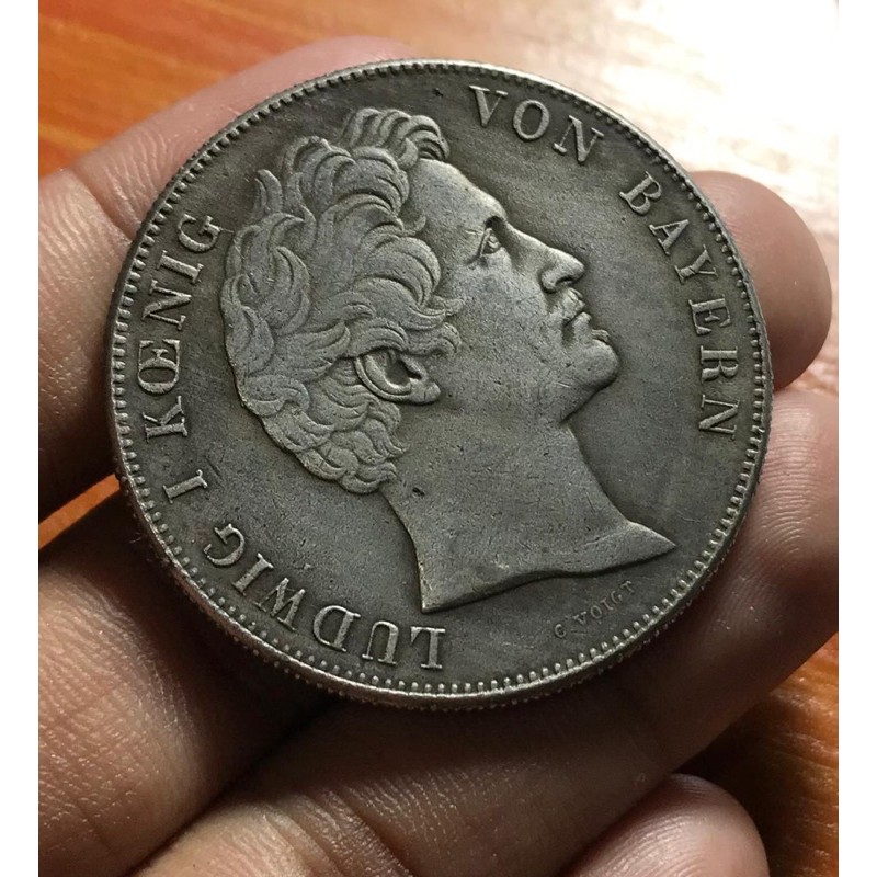 Koin Kuno Ludwig I 3 Setengah Gulden 1844 Koleksi 41