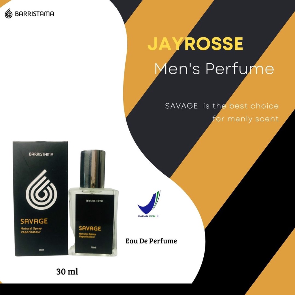 Jayrosse Perfume - LUKE 30ml | Parfum Pria  SAVAGE Inpsired by JAYROSSE LUKE Eau De Parfume Termurah
