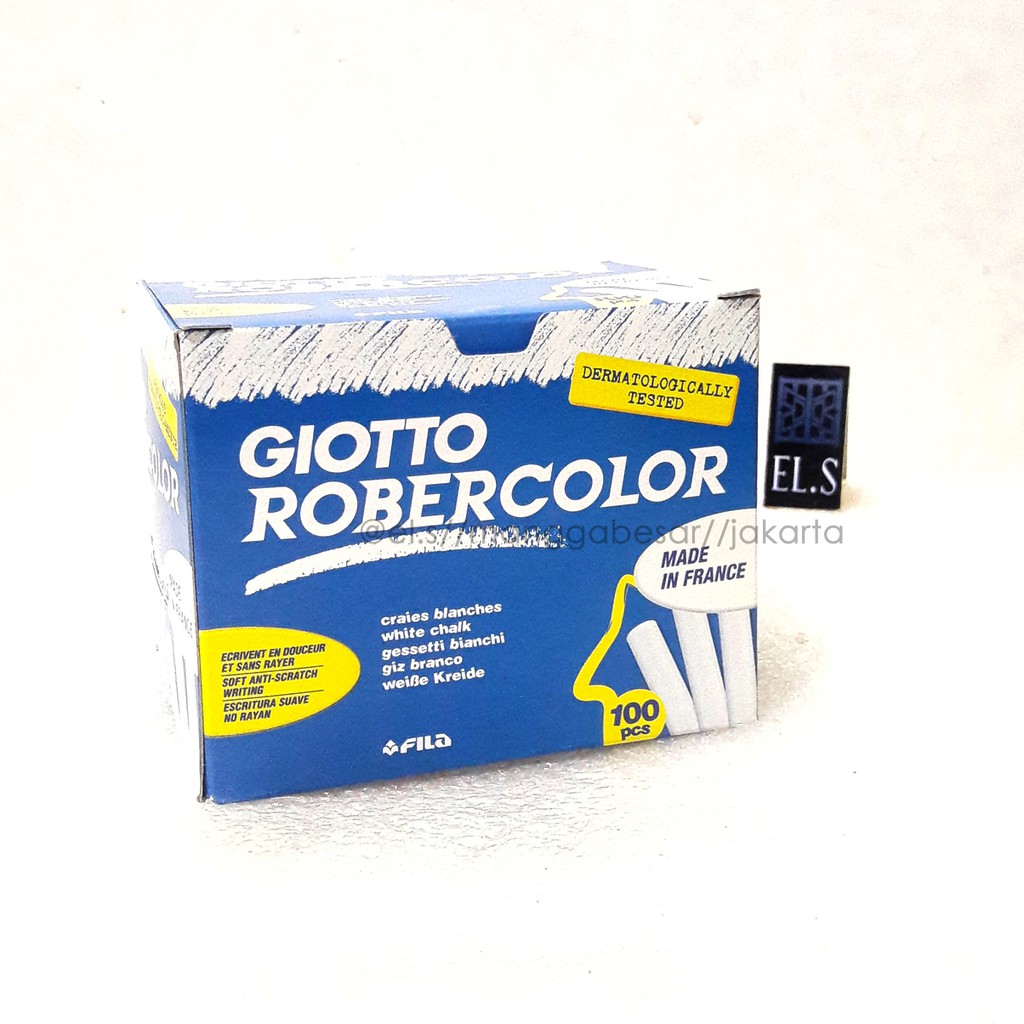 

GIOTTO Robercolor BLACKBOARD CHALK - 100 PCS Kapur Putih