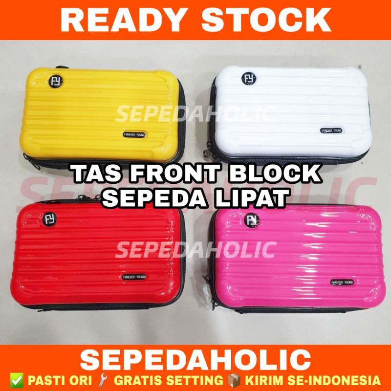 Tas Front Block Sepeda Lipat Koper Mini