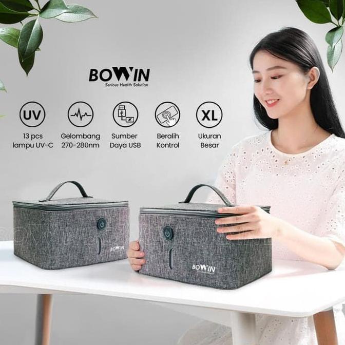 Bowin UVC Bag sterilisasi - UVC lampu Box Disinfeksi Virus - kotak UV